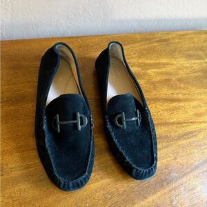 Cole Hann Suede Black Loafers